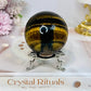 Tigers Eye Sphere with Blue Flash 279g