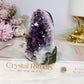 Amethyst Base Cut Cluster 9cm