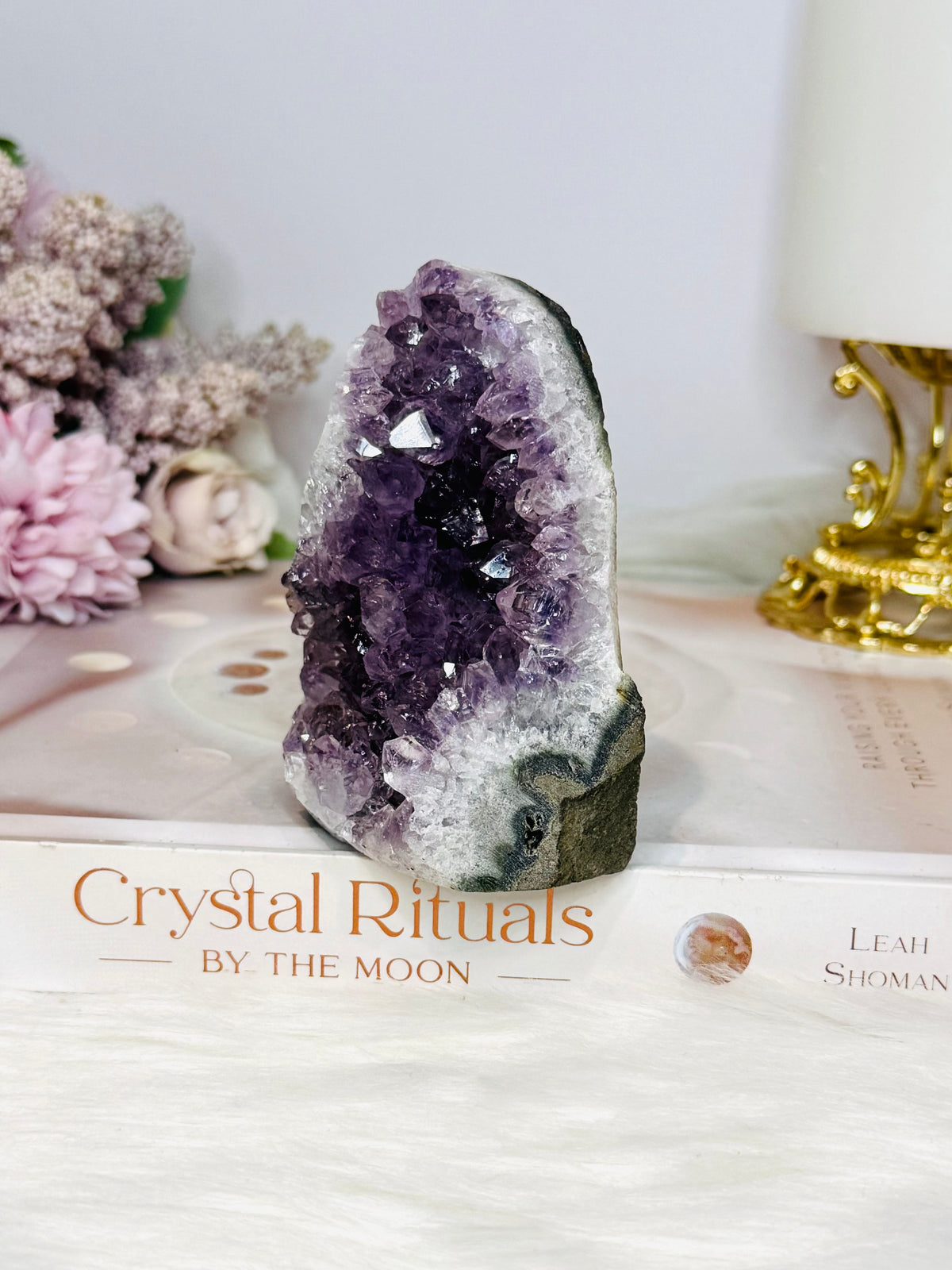 Amethyst Base Cut Cluster 9cm