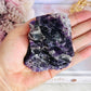 Natural Purple Fluorite Chunky Specimen 308grams