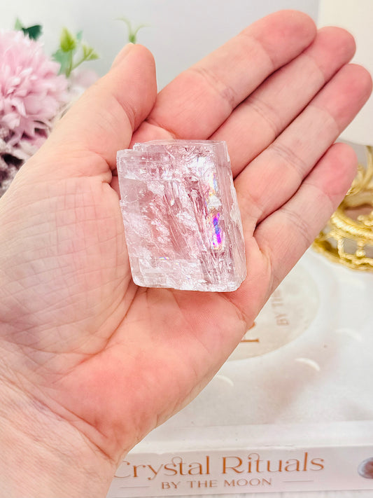 Stunning Clear Calcite Specimen Full of Rainbows