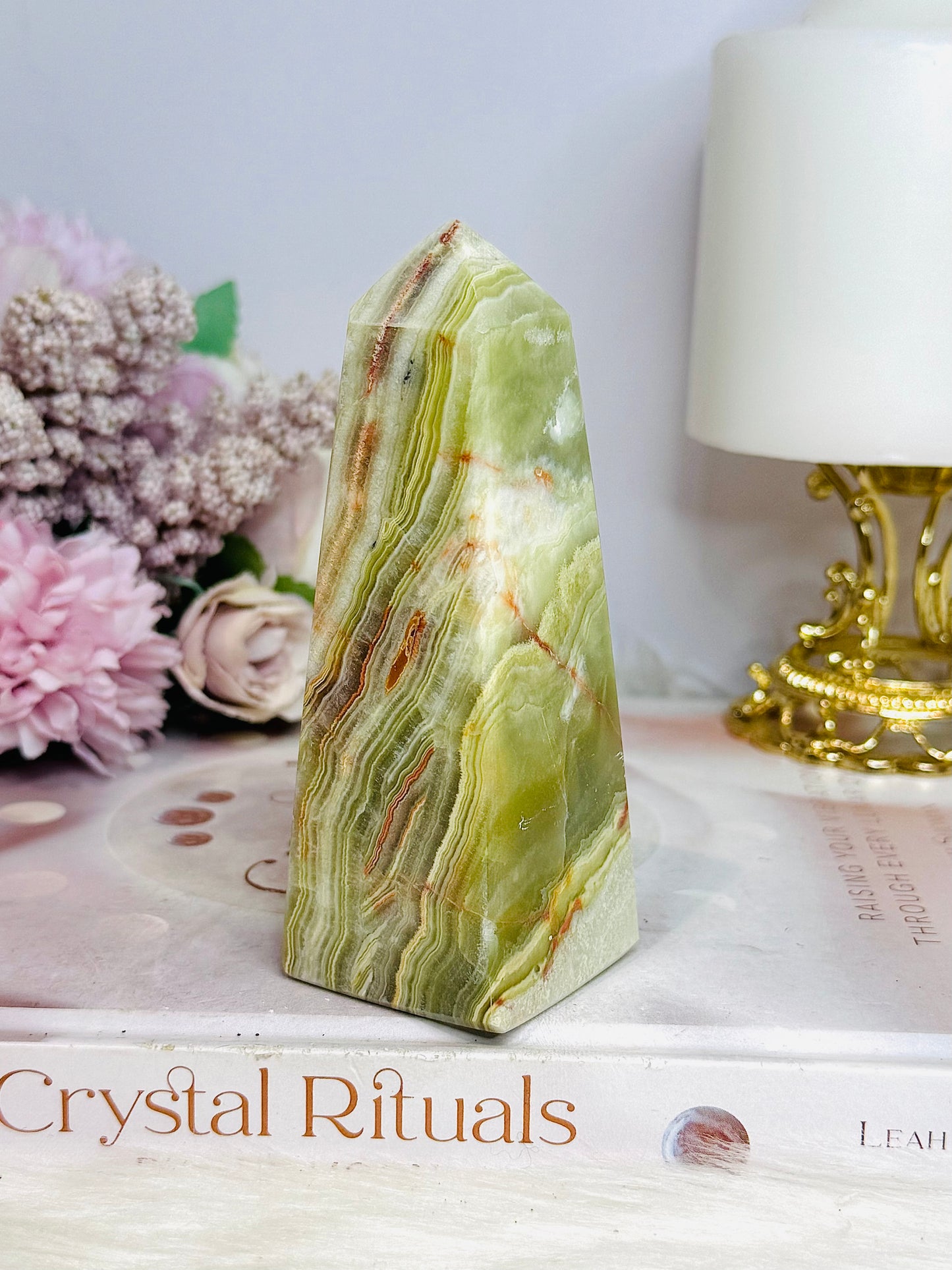 Green Onyx Chunky Tower | Obelisk 11cm