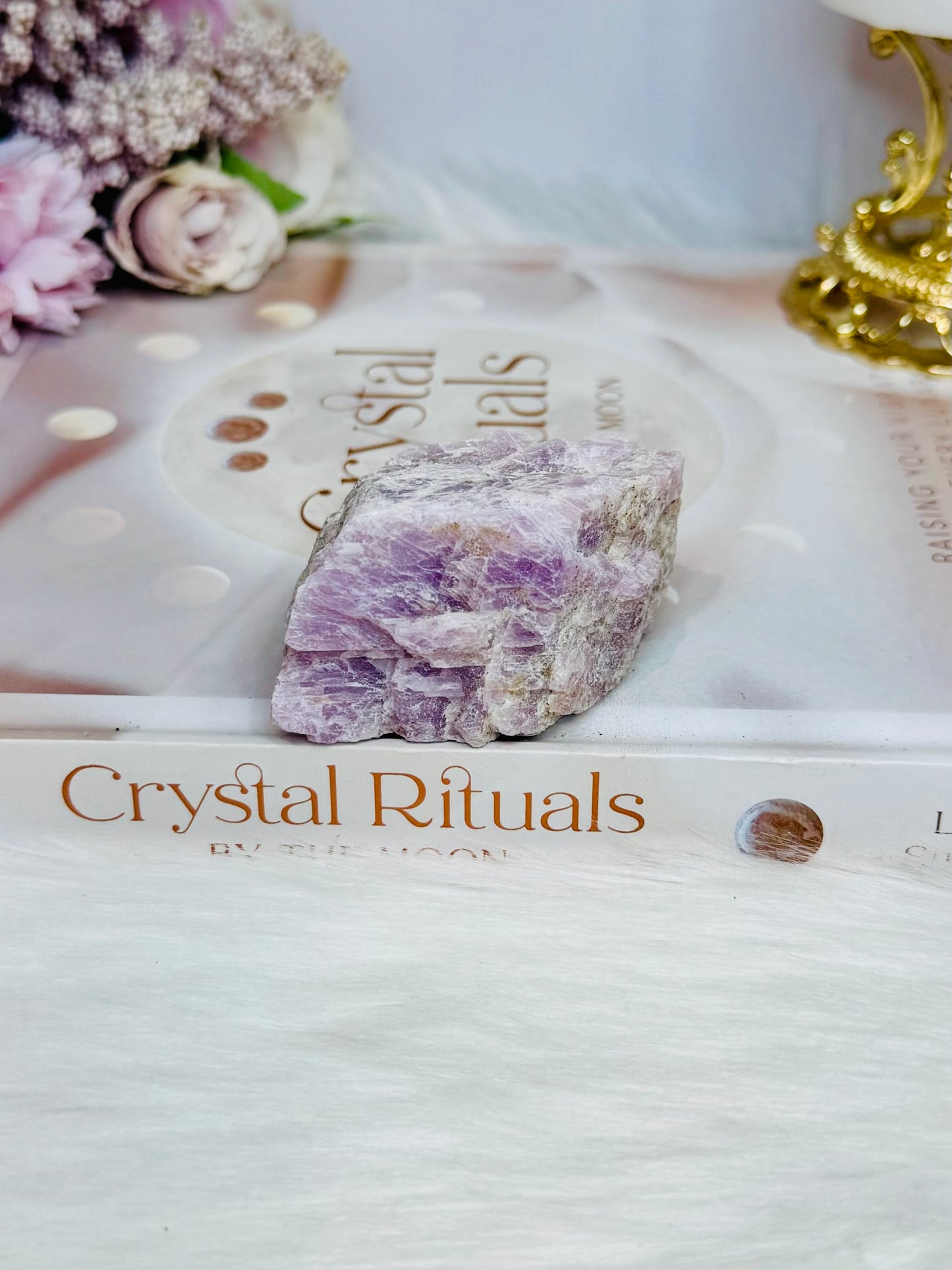 Natural Kunzite Specimen 119g