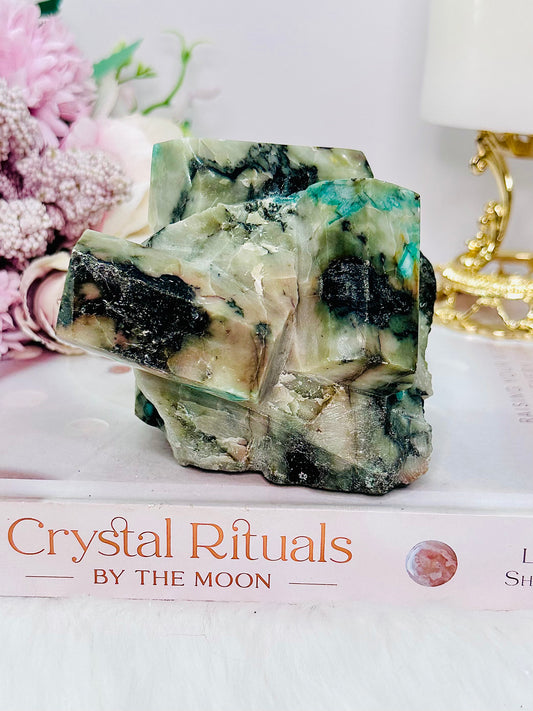 Balance & Wisdom ~ Perfect Raw Natural Emerald Specimen From Colombia 488grams