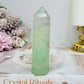 Green Watermelon Fluorite Tower 11cm