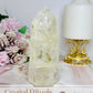 High Grade Clear Quartz Tower with Rainbows 13.5cm 434g