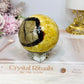 Large Septarian Sphere on Stand 473g