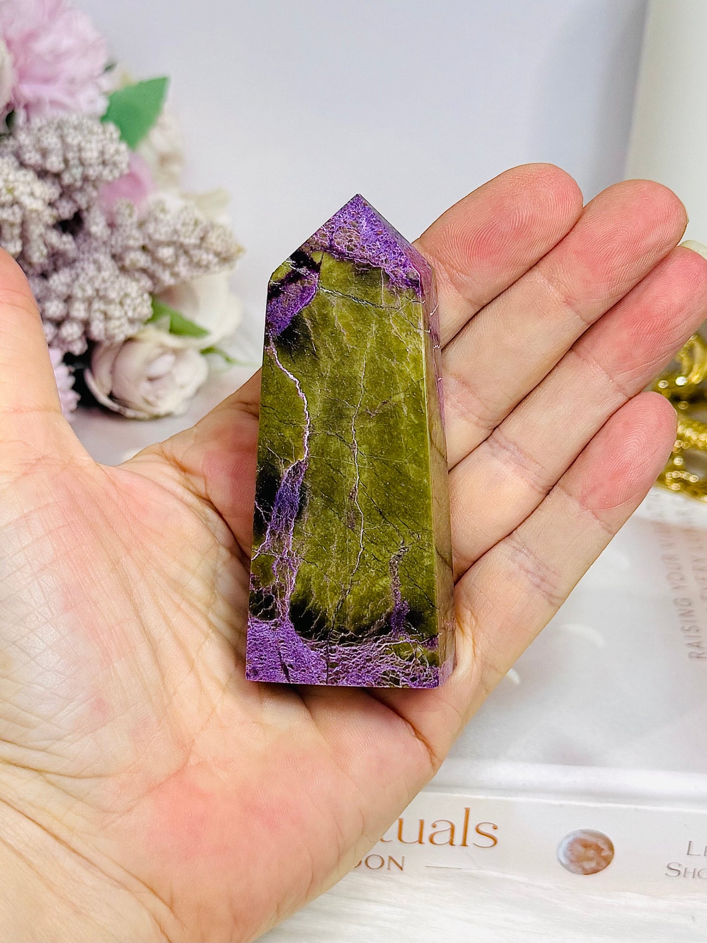 Rare Natural Stitchtite | Atlantisite Tower 8cm