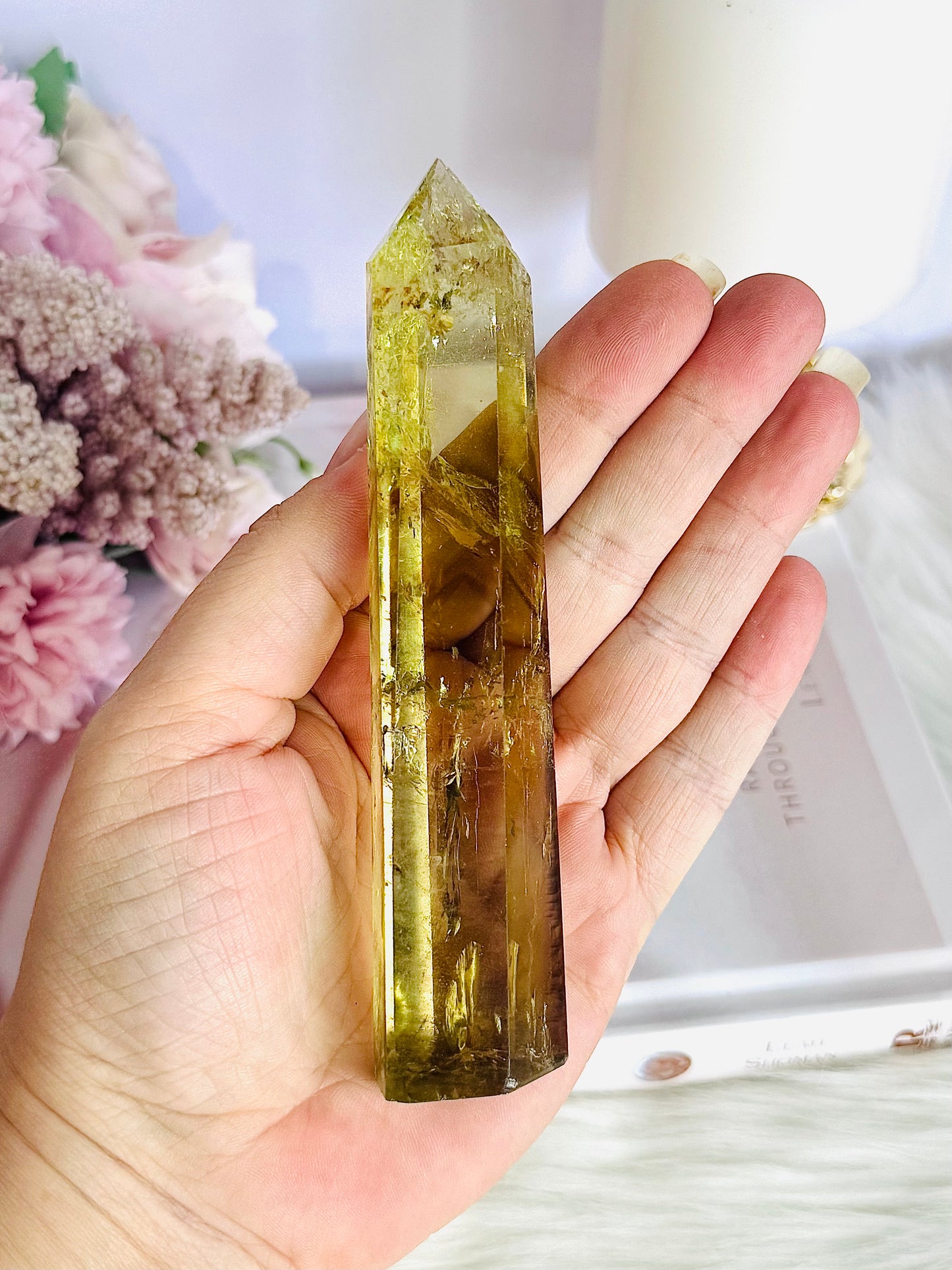 Beautiful 13cm Citrine Tower From Brazil