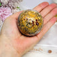 Leopard Skin Jasper Sphere on Stand 237g
