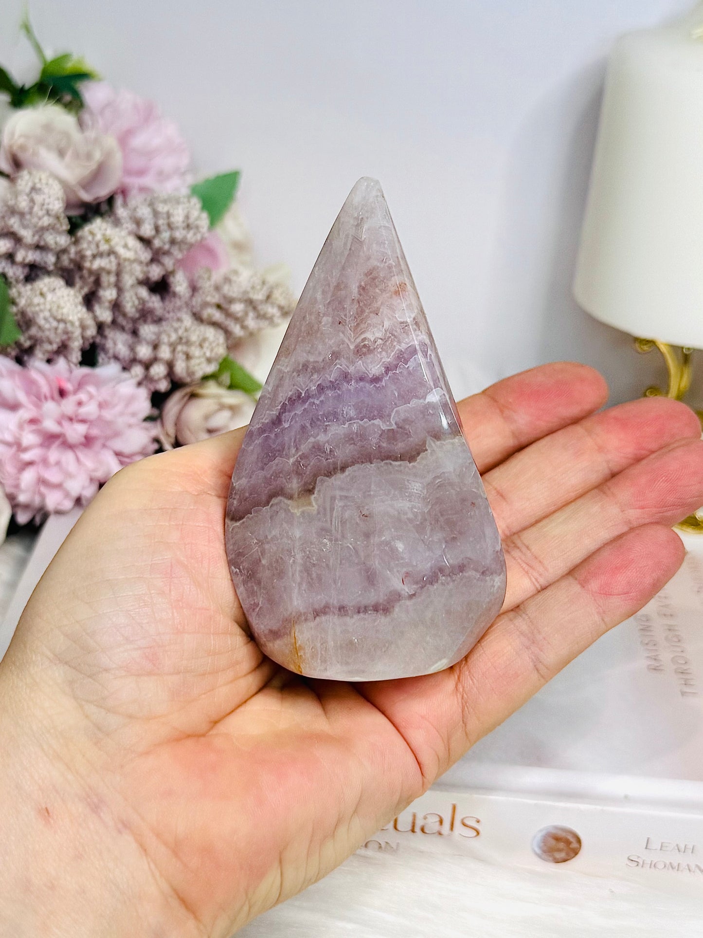 Natural Large Crazy Lace Amethyst Polished Freeform 9.5cm