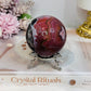 High Grade Mexican Lace Agate Sphere on Stand 334g for