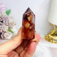 Small High Grade Fire Quartz Tower 5.5cm