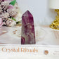 Purple Fluorite Tower 7.5cm