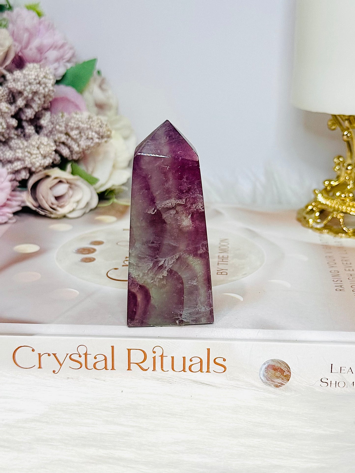 Purple Fluorite Tower 7.5cm