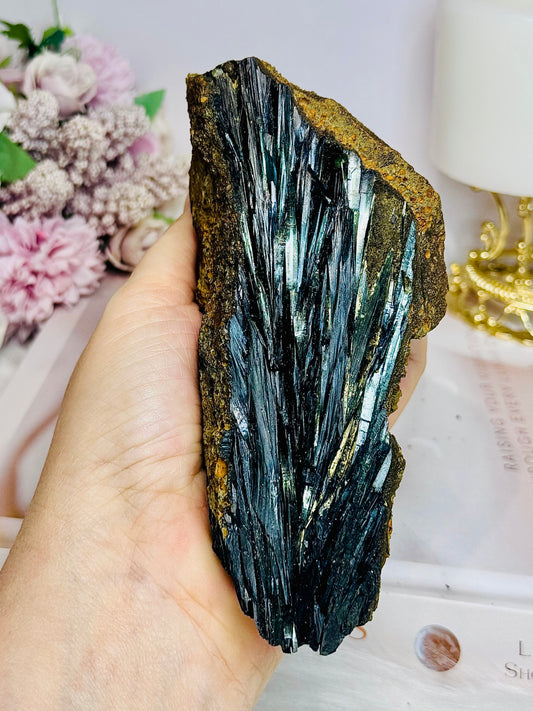 A Collectors Piece ~ Rare Large Vivianite Specimen 14cm 548g