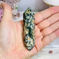Moss Agate Druzy Double Terminated Point 9cm