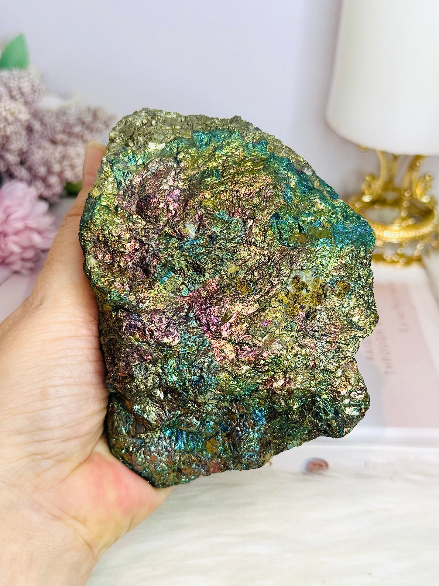 Natural Large Chalcopyrite | Peacock Ore Specimen 937g