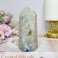 Chunky Flower Agate Tower 11cm
