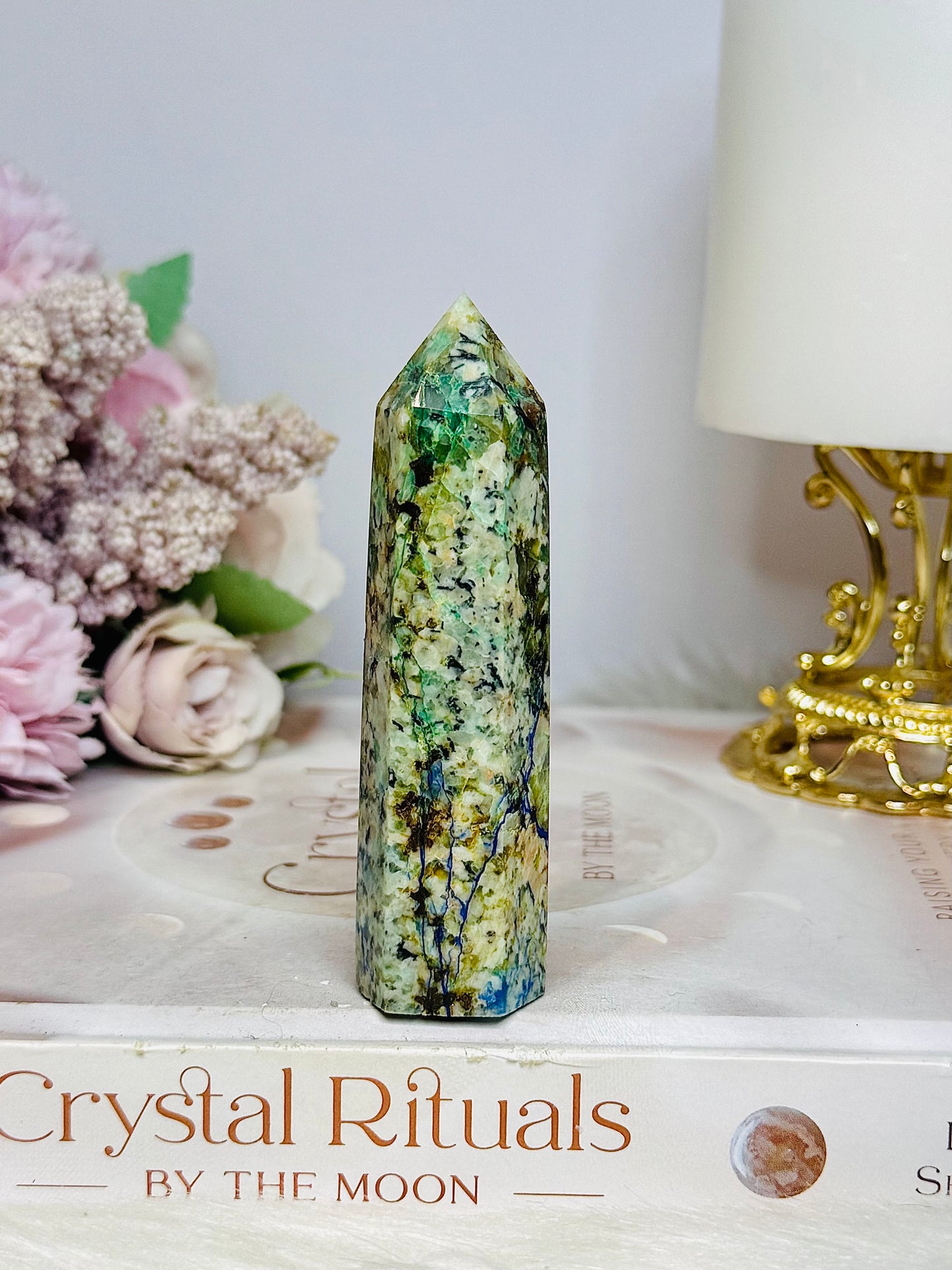 Natural Turquoise Tower 9cm