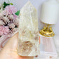 High Grade Clear Quartz Tower with Rainbows 13.5cm 434g