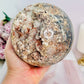 SHE IS THE QUEEN OF SPHERES !!! 
Classy & Fabulous HUGE 1.72KG 12cm Sparkling Stunning Pink Amethyst Druzy Sphere From Brazil Comes With A Stand