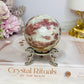 Pink Tourmaline Sphere On Stand 266g