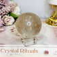 Smokey Quartz Sphere On Stand 242g