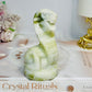 Green Jade King Cobra Snake Carving 9.5cm 243g