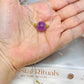 Amethyst Beaded Collar Neckband In Gift Bag