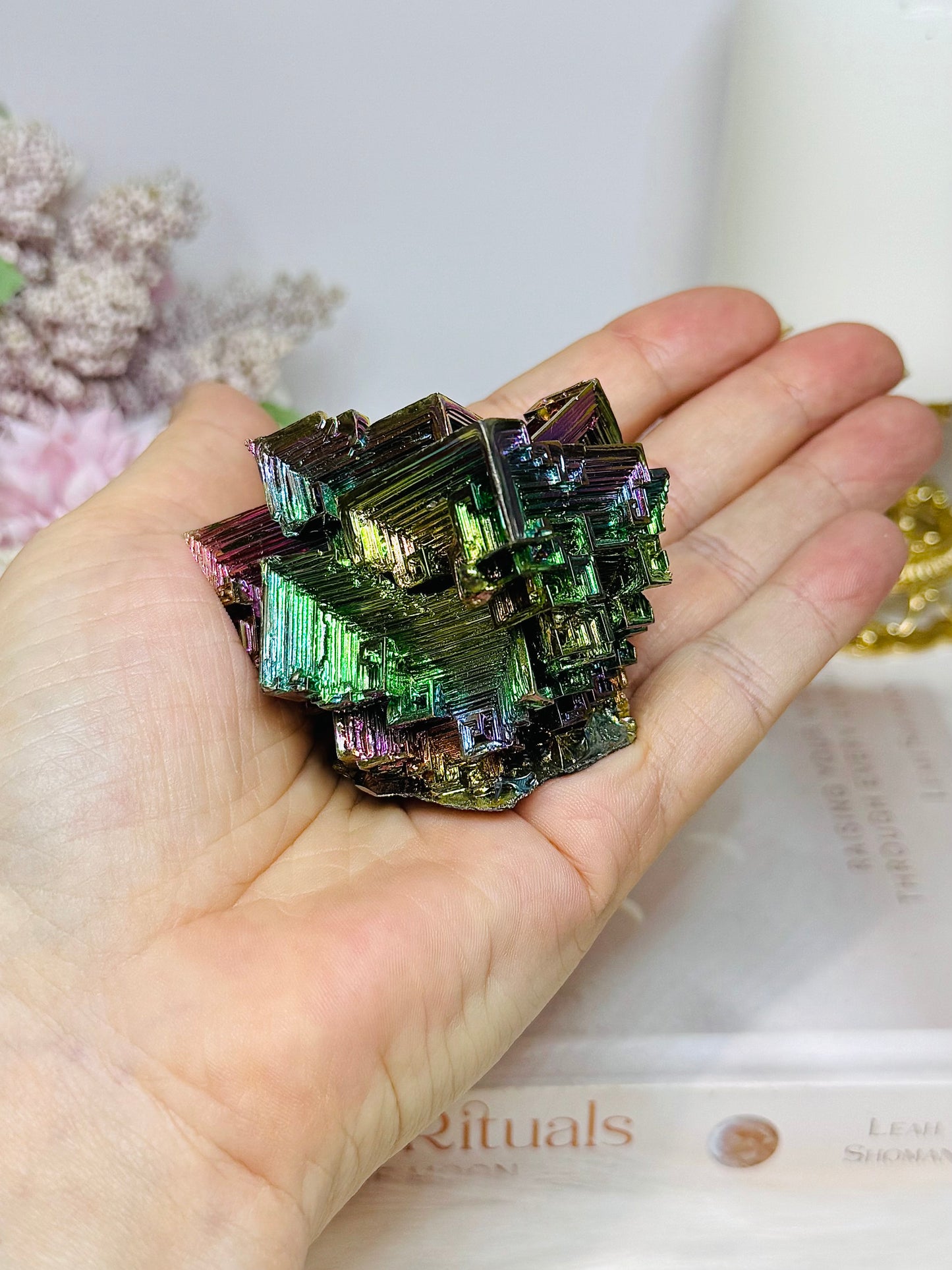 Rainbow Bismuth Specimen 171g