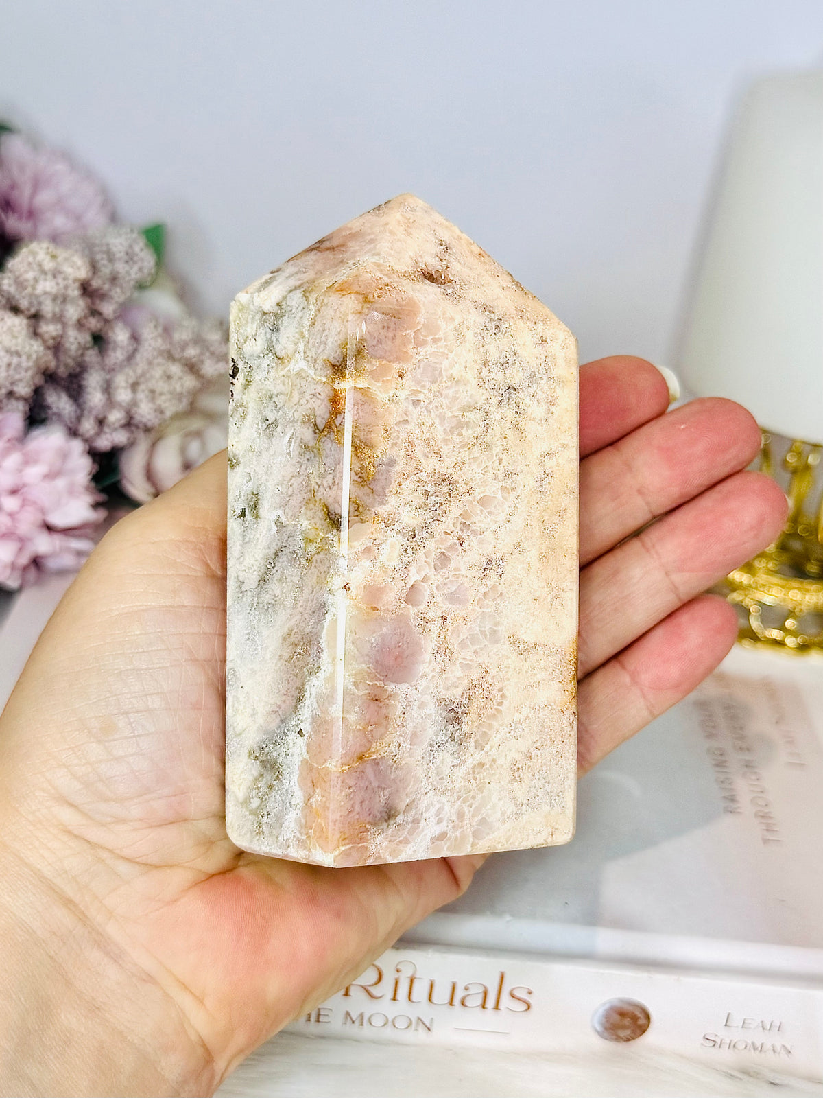 Chunky Pink Amethyst Druzy Tower 11cm 460g