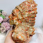 Large Red Vein Jasper Carved American Indian Chief 17cm 1.65KG