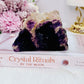 High Grade Free Standing Purple Fluorite Slab 10cm