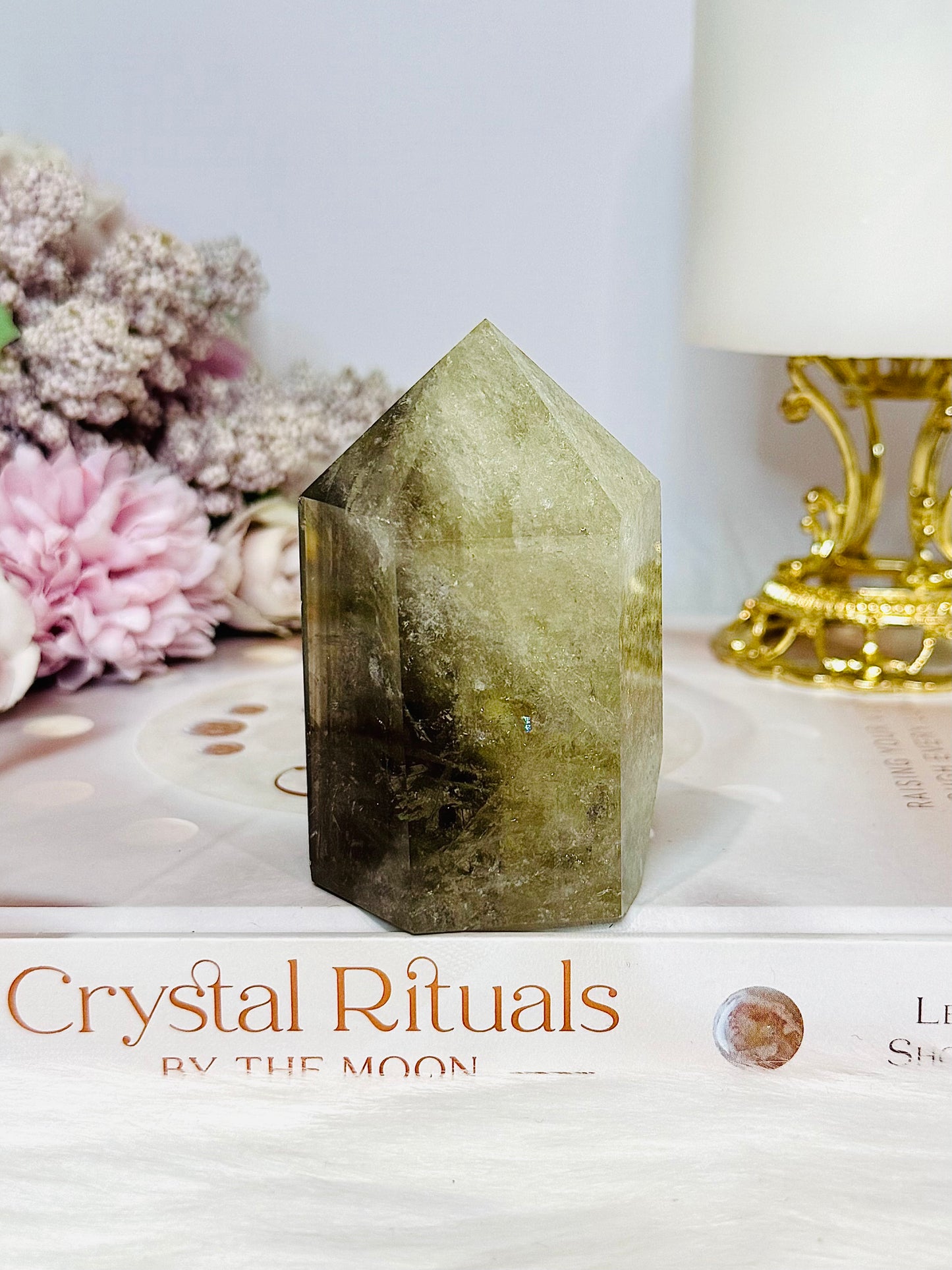 Smokey Citrine Chunky Tower 8cm