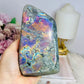 Double Sided Magic ~ Large Natural Polished Labradorite Freeform Full of Flash Both Sides 15cm 756grams