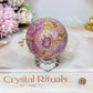Phosphosiderite Sphere On Stand 6cm