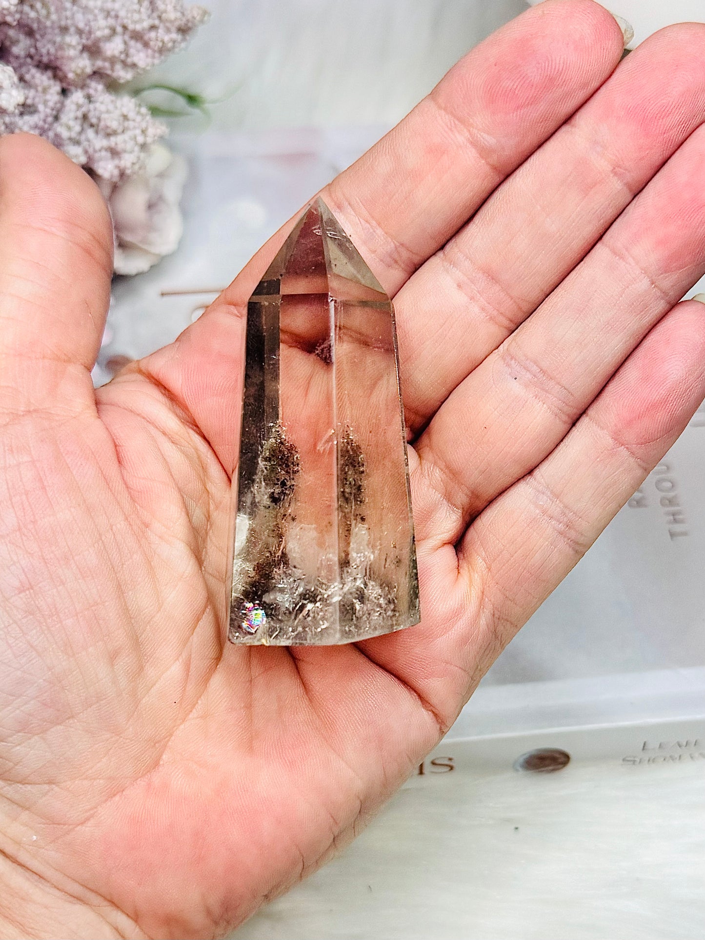 Beautiful 7cm Lodolite | Garden Quartz Tower