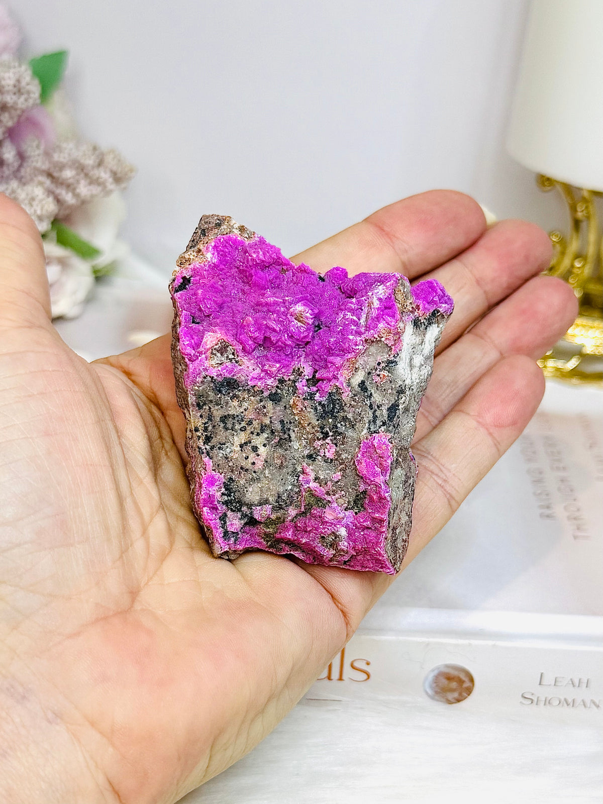Natural Pink Cobaltian Calcite Specimen 125g