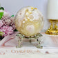 Large Flower Agate Druzy Sphere 646g On Stand