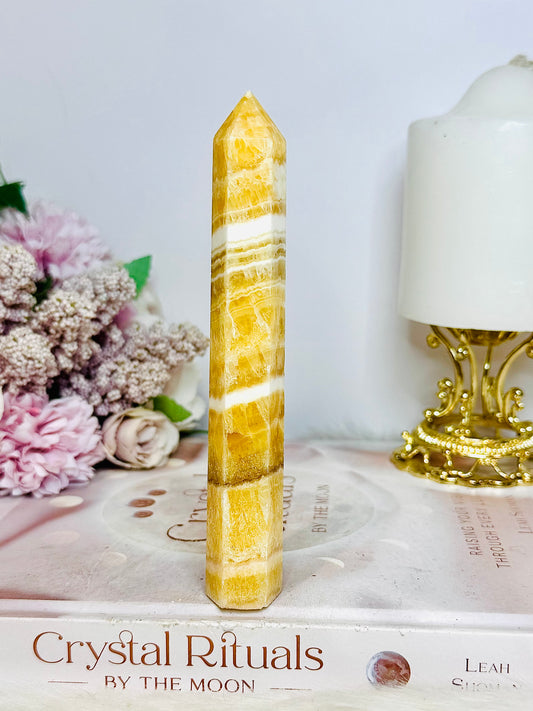 Orange Calcite Tower 13.5cm