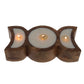 The Crone Triple Moon Sage Candle - Guidance and Vision 22cm x 10cm