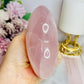 Rose Quartz Chunky Heart On Stand 630g