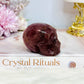 Strawberry Quartz Carved Skull 5.5cm