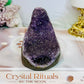 Base Cut Amethyst Cluster 350g 9cm