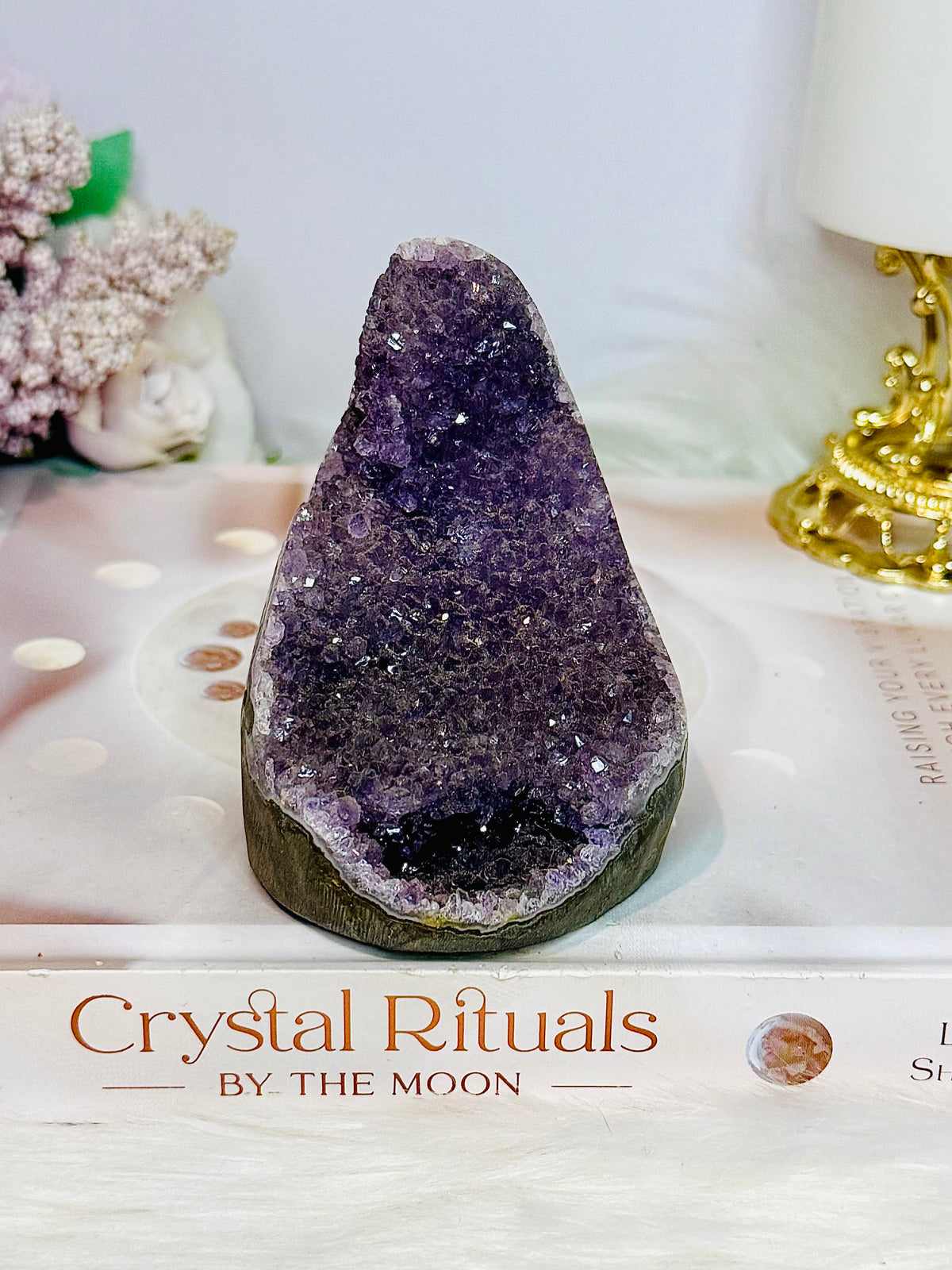 Base Cut Amethyst Cluster 350g 9cm