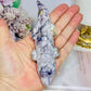 Carved Tiffany Stone Crocodile 14cm