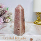 Pink Amethyst Druzy Tower | Obelisk 10.5cm