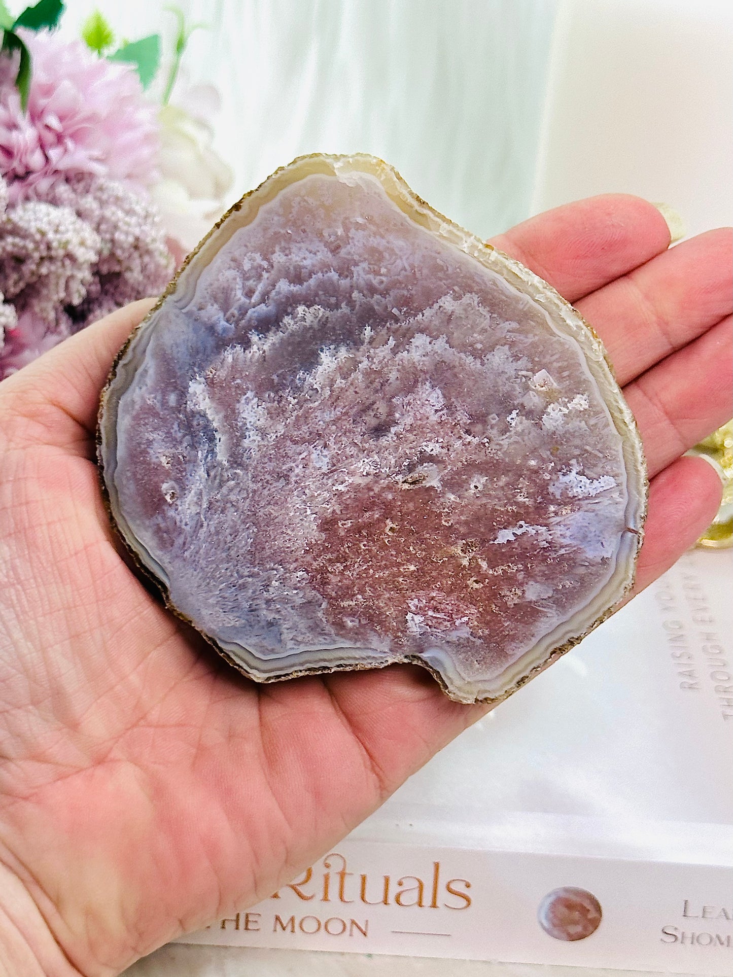 Absolutely Stunning Pink Amethyst Slab From Brazil