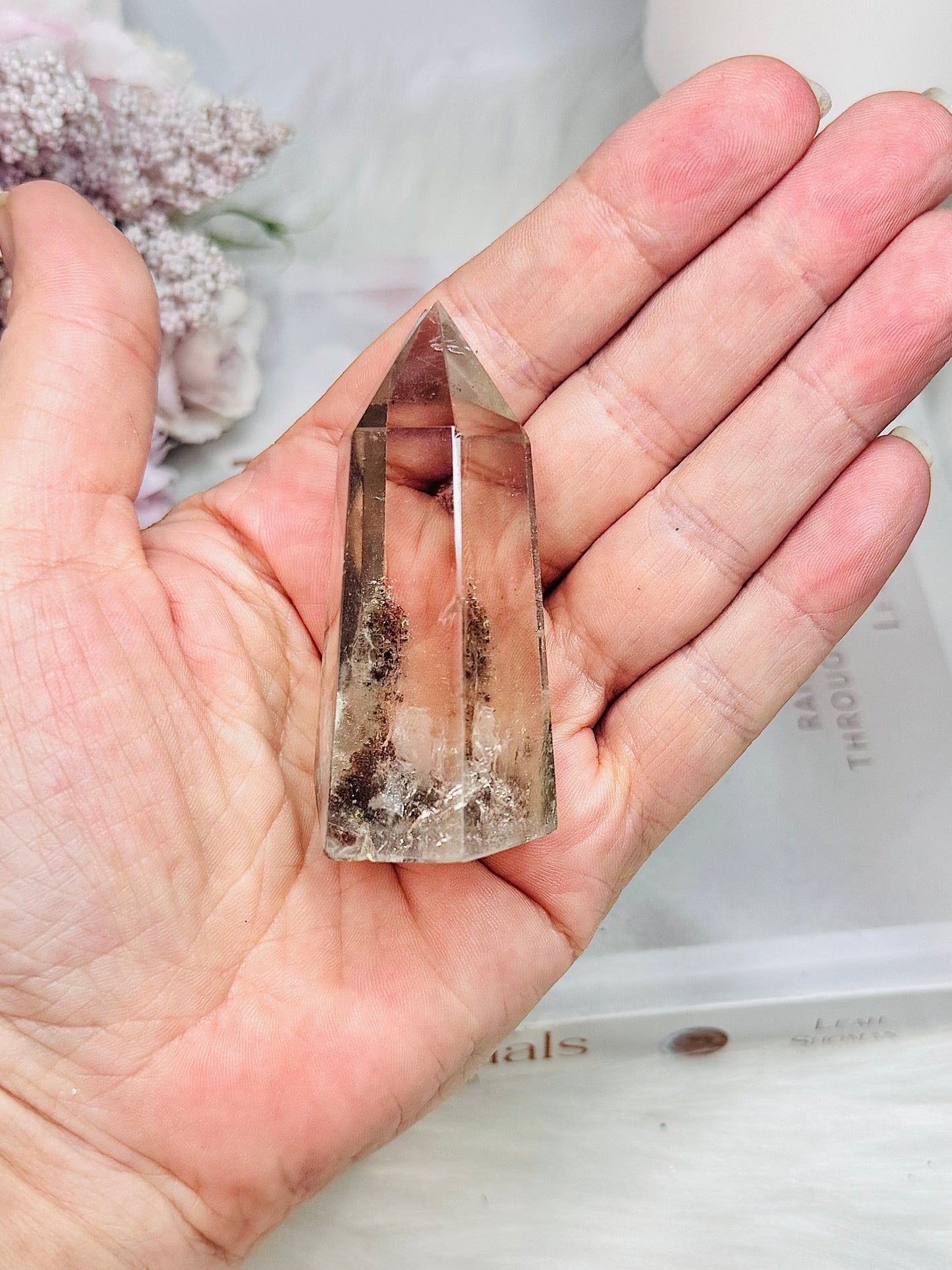 Beautiful 7cm Lodolite | Garden Quartz Tower